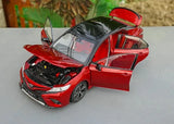 [OEM] 1:18 Toyota 2018 Camry SX Red Model Car Die-Cast