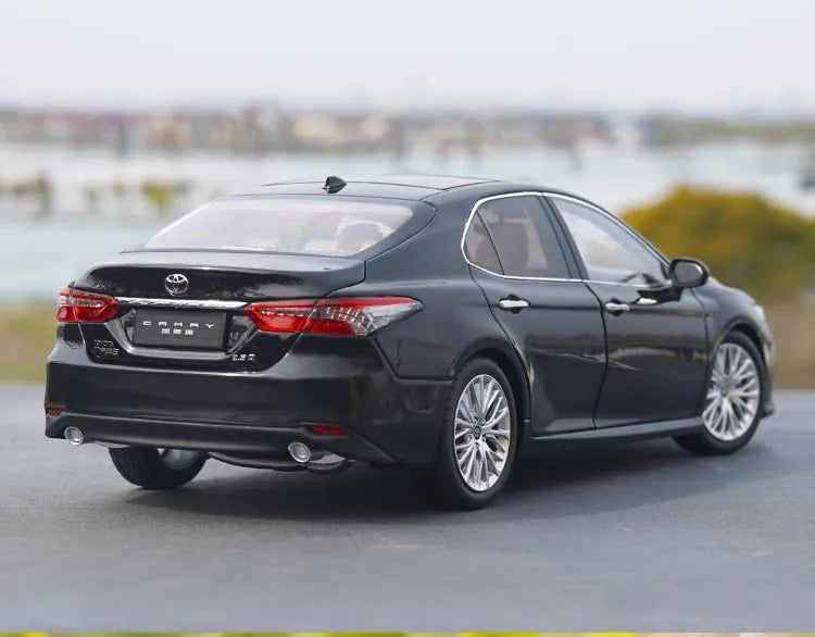 [OEM] 1:18 Toyota 2018 Camry XV70 nero modellino di auto Die-Cast