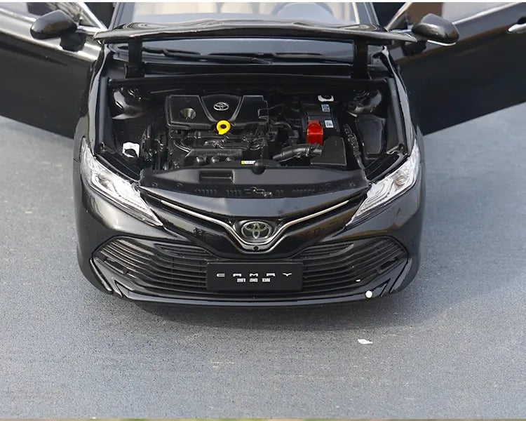 [OEM] 1:18 Toyota 2018 Camry XV70 Black Model Car Die-Cast