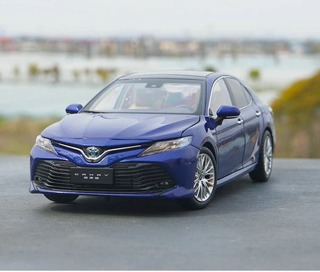 [OEM] 1:18 Toyota 2018 Camry XV70 blå modellbil Die-Cast