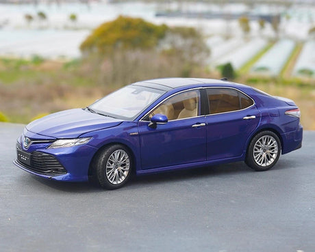 [OEM] 1:18 Toyota 2018 Camry XV70 blå modellbil Die-Cast