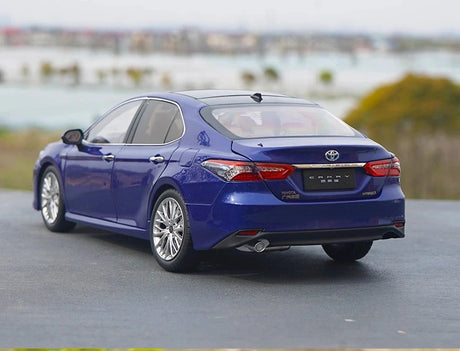 [OEM] 1:18 Toyota 2018 Camry XV70 blå modellbil Die-Cast