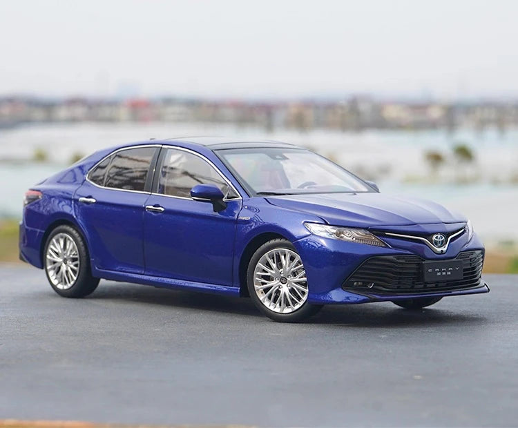 [OEM] 1:18 Toyota 2018 Camry XV70 Blue Model Car Die-Cast