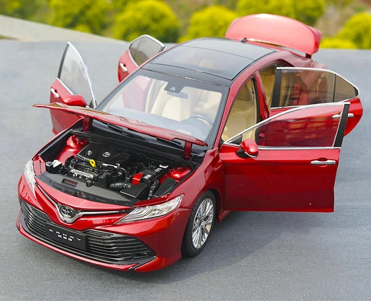 [OEM] 1:18 Toyota 2018 Camry XV70 Red Model Car Die-Cast