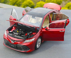 [OEM] 1:18 Toyota 2018 Camry XV70 Red Model Car Die-Cast