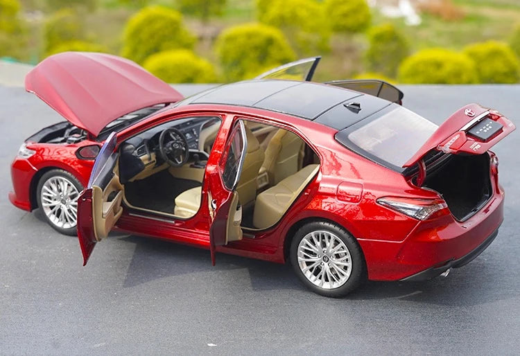 [OEM] 1:18 Toyota 2018 Camry XV70 Red Model Car Die-Cast