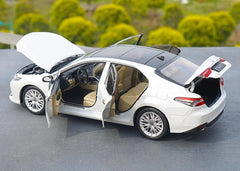 [OEM] 1:18 Toyota 2018 Camry XV70 bianco modellino di auto Die-Cast