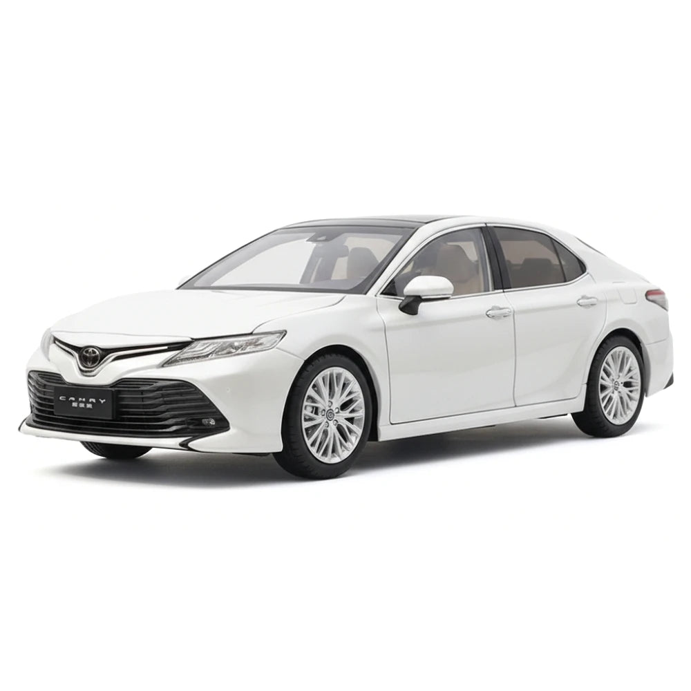 [OEM] 1:18 Toyota 2018 Camry XV70 bianco modellino di auto Die-Cast