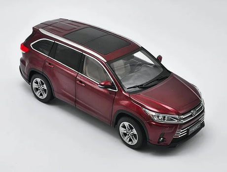 [OEM] 1:18 Toyota 2018 Highlander Red Model Car Die-Cast