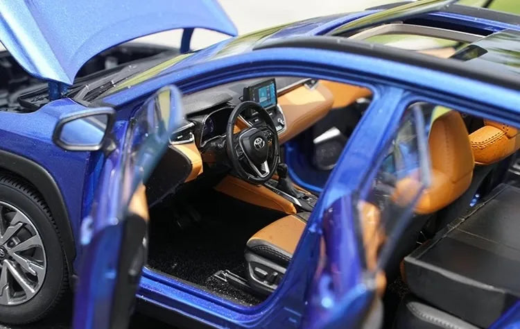 [OEM] 1:18 Toyota 2020 Corolla Cross Blue Model Car Die-Cast