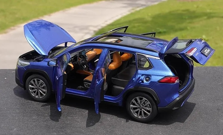 [OEM] 1:18 Toyota 2020 Corolla Cross Blue Model Car Die-Cast