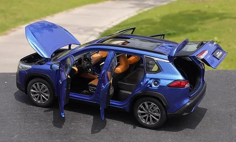 [OEM] 1:18 Toyota 2020 Corolla Cross Blue Model Car Die-Cast