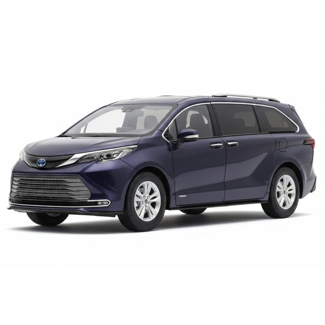 [OEM] 1:18 Toyota 2020 Sienna blå modellbil Die-Cast