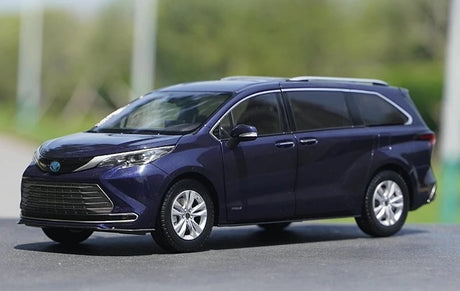 [OEM] 1:18 Toyota 2020 Sienna Blue Model Car Die-Cast