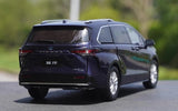 [OEM] 1:18 Toyota 2020 Sienna blå modellbil Die-Cast
