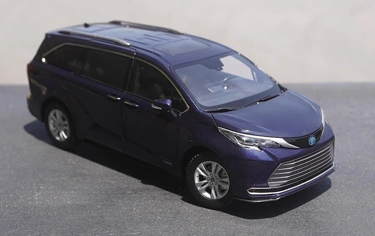 [OEM] 1:18 Toyota 2020 Sienna Blue Model Car Die-Cast