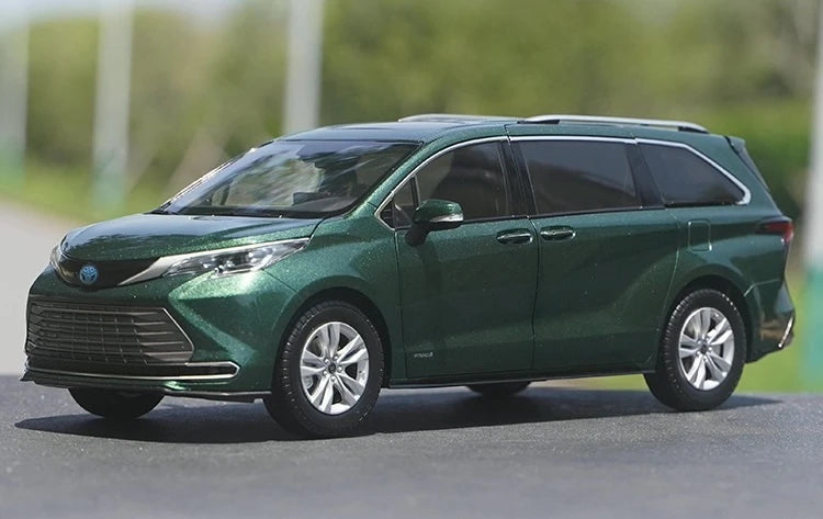 [OEM] 1:18 Toyota 2020 Sienna vert voiture miniature Die-Cast