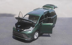[OEM] 1:18 Toyota 2020 Sienna Green Model Car Die-Cast
