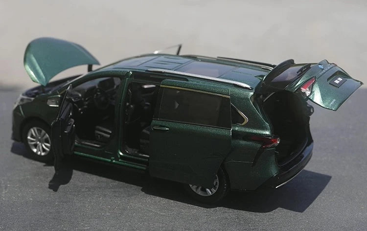 [OEM] 1:18 Toyota 2020 Sienna vert voiture miniature Die-Cast
