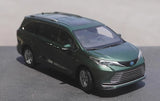 [OEM] 1:18 Toyota 2020 Sienna vert voiture miniature Die-Cast