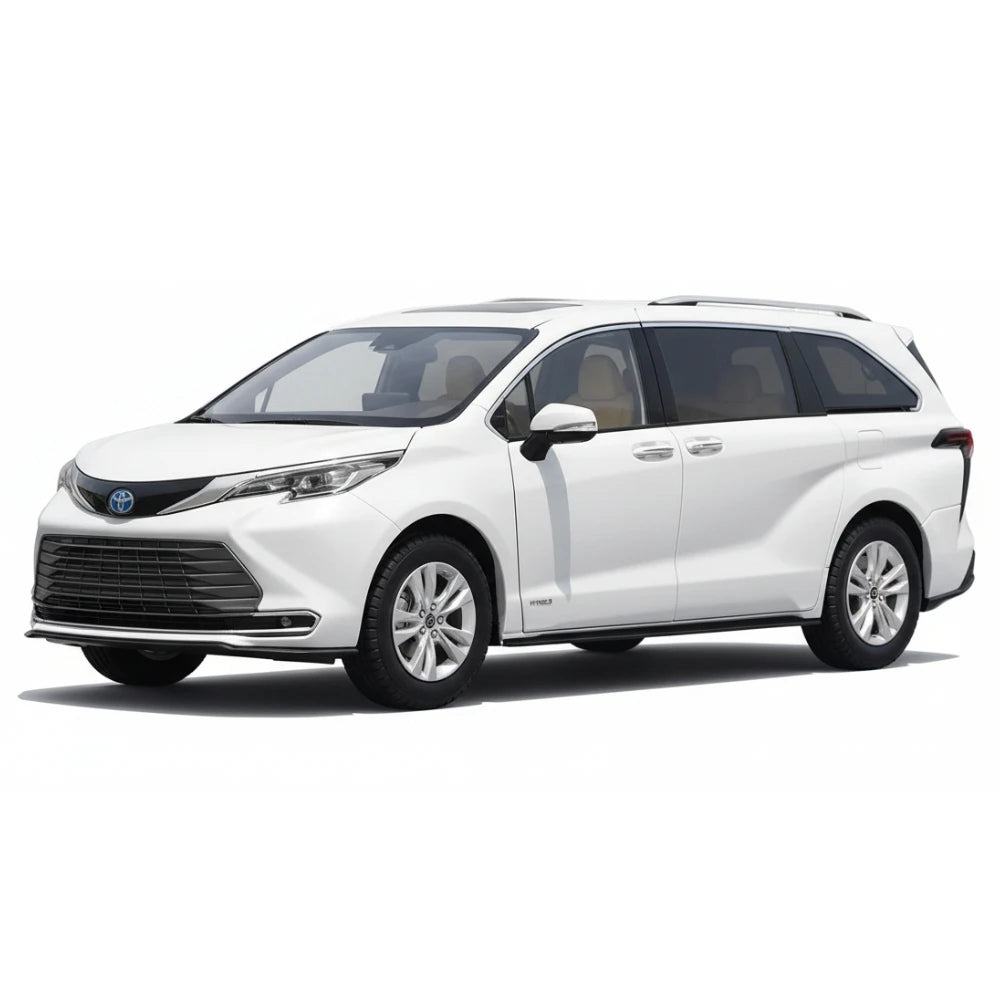 [OEM] 1:18 Toyota 2020 Sienna bianco modellino di auto Die-Cast