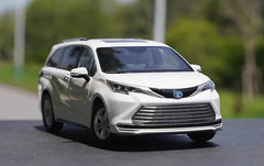 [OEM] 1:18 Toyota 2020 Sienna bianco modellino di auto Die-Cast