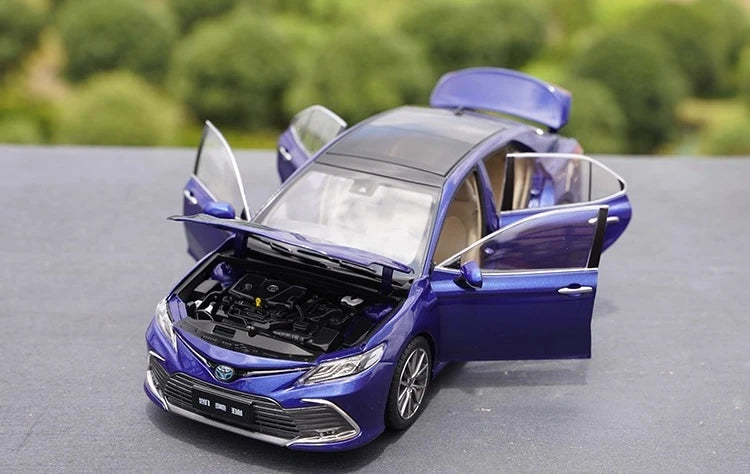 [OEM] 1:18 Toyota 2021 Camry Blue Model Car Die-Cast