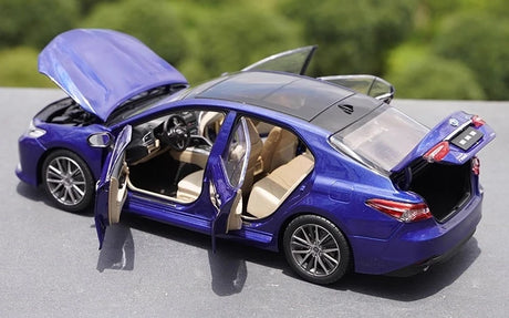 [OEM] 1:18 Toyota 2021 Camry Blue Model Car Die-Cast