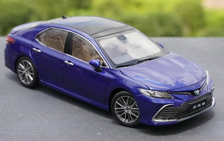 [OEM] 1:18 Toyota 2021 Camry Blue Model Car Die-Cast