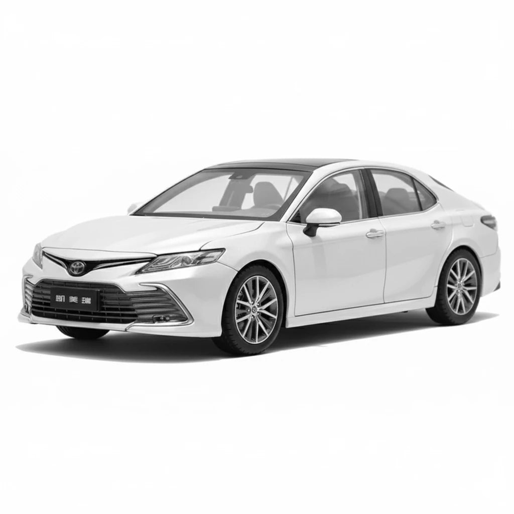 [OEM] 1:18 Toyota 2021 Camry White Model Car Die-Cast