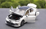 [OEM] 1:18 Toyota 2021 Camry White Model Car Die-Cast