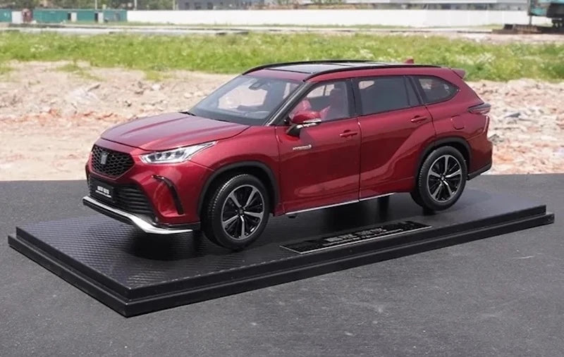 [OEM] 1:18 Toyota 2021 Crown Kluger Red Model Car Die-Cast