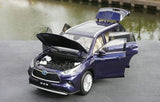 [OEM] 1:18 Toyota 2021 Highlander Blue Model Car Die-Cast