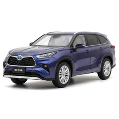 [OEM] 1:18 Toyota 2021 Highlander Blue Model Car Die-Cast