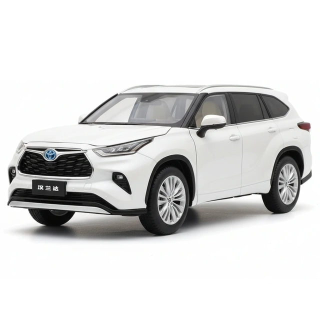 [OEM] 1:18 Toyota 2021 Highlander White Model Car Die-Cast