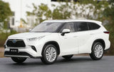 [OEM] 1:18 Toyota 2021 Highlander White Model Car Die-Cast