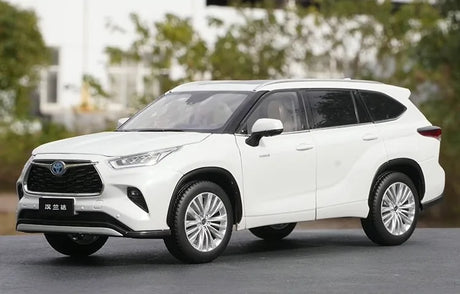 [OEM] 1:18 Toyota 2021 Highlander White Model Car Die-Cast