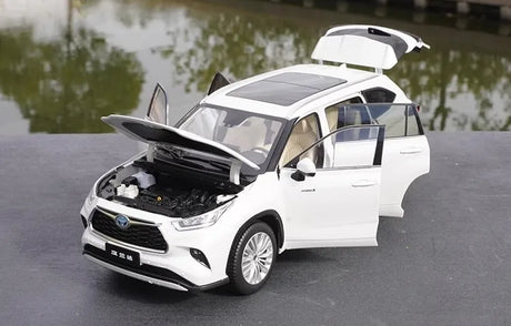 [OEM] 1:18 Toyota 2021 Highlander White Model Car Die-Cast