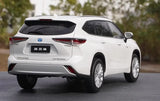 [OEM] 1:18 Toyota 2021 Highlander White Model Car Die-Cast