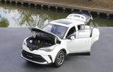 [OEM] 1:18 Toyota 2022 C-HR White Model Car Die-Cast