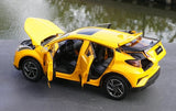 [OEM] 1:18 Toyota 2022 C-HR Yellow Model Car Die-Cast