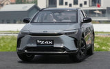 [OEM] 1:18 Toyota 2022 bZ4X Gray Model Car Die-Cast