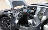 [OEM] 1:18 Toyota 2022 bZ4X Gray Model Car Die-Cast