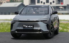 [OEM] 1:18 Toyota 2022 bZ4X Gray Model Car Die-Cast