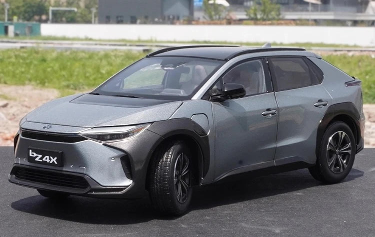 [OEM] 1:18 Toyota 2022 bZ4X Gray Model Car Die-Cast