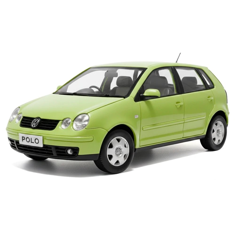 [OEM] 1:18 Volkswagen 2002 Polo 9N Green Model Car Die-Cast