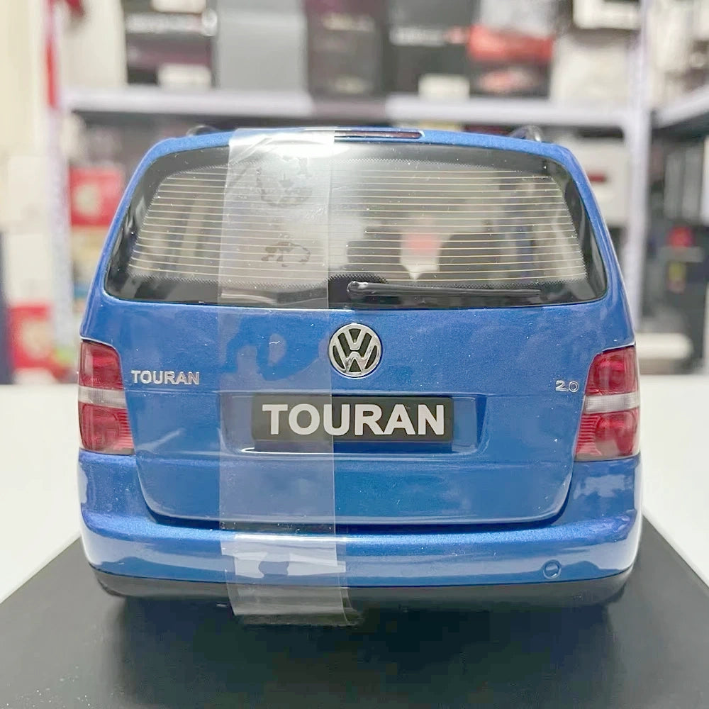 [OEM] 1:18 Volkswagen 2003 Touran Blue Model Car Die-Cast
