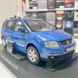 [OEM] 1:18 Volkswagen 2003 Touran Blue Model Car Die-Cast