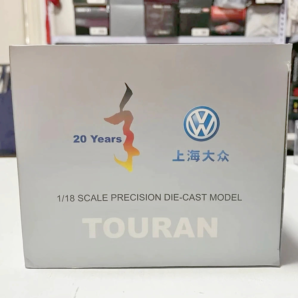 [OEM] 1:18 Volkswagen 2003 Touran Blue Model Car Die-Cast