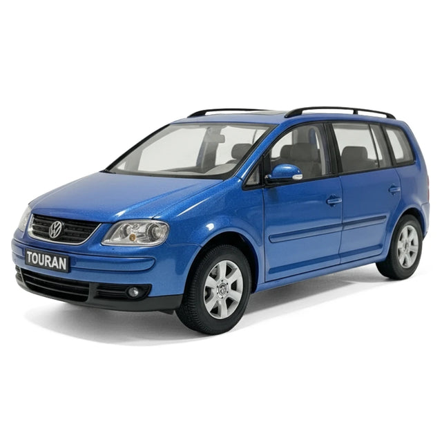 [OEM] 1:18 Volkswagen 2003 Touran Blue Model Car Die-Cast
